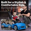 Step2 Whisper Ride Cruiser Kids Push Car, Ride On Toy, Stroller Substitute, Includes Seat Belt & Horn, Made of Durable Plastic, Max Weight 50 lbs., For Toddlers 1.5-4 Years Old, Blue(Blue)
