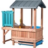 Step2 Woodland Adventure Playhouse & Slide, Kids Outdoor Playset, Backyard Playground Set, Swings, Storage Drawer, Made of Wood & Durable Plastic, Outside Jungle Gym, for Children 3-8 Years Old