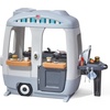 Step2 Adventure Camper Kids Playhouse, Indoor/Outdoor Playset with Kitchenette, Interactive Doorbell Sounds, 52-Piece Toy Accessories, Durable Plastic, For Toddlers 2+ Years(Playhouse)