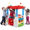 Step2 Crazy Maze Toddler Ball Pit, Kids Playhouse, Indoor/Outdoor Playset, Interactive Play with Sounds, Includes 20 Colorful Balls, Made of Durable Plastic, For Toddlers 1.5+ Years Old(Red Roof)