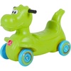 Step2 Dino Dash Kids Push Car, Foot Powered Ride On Toy, Practice Balance with 4 Wheels, Track Not Included, Made of Durable Plastic, Max Weight 50 lbs., for Toddlers 2-5 Years Old, Green(Dinosaur)