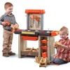 Step2 Handyman Kids Workbench, Indoor/Outdoor Tool Bench for Children, Interactive Play with Sounds, Made of Durable Plastic, Includes 35 Piece Toy Accessories, For Toddlers 3+ Years Old
