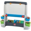 Step2 Jumbo Art Easel, Kids Art Activity Table, Double-Sided Dry Erase and Chalkboard, Storage Bins and Trays, For Toddlers and Preschoolers Ages 3+ Years Old