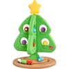 Step2 My First Christmas Tree, Kids Interactive Holiday Toy, 12 Colorful Plastic Ornaments to Decorate, Mini Train Set Circles the Skirt, Made of Durable Plastic, For Toddlers 1.5+ Years Old(Opaque Ornaments)