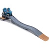 Step2 Up & Down Roller Coaster Kids Ride On Toy, Push Car, Indoor/Outdoor Playset, Made of Durable Plastic, Max Weight 50 lbs., for Toddlers 2-5 Years Old, Gray & Blue(Gray & Blue)