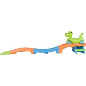 Step2 Dino Dash Up & Down Roller Coaster Kids Ride On Toy, Push Car, Indoor/Outdoor Playset, Made of Durable Plastic, Max Weight 50 lbs., for Toddlers 2-5 Years Old(Dino Dash)