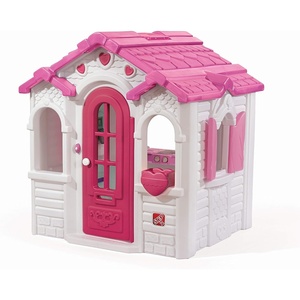 Step2 Sweetheart Kids Playhouse, Indoor/Outdoor Playset, Interactive Play with Sounds, Made of Durable Plastic, For Toddlers 1.5+ Years Old