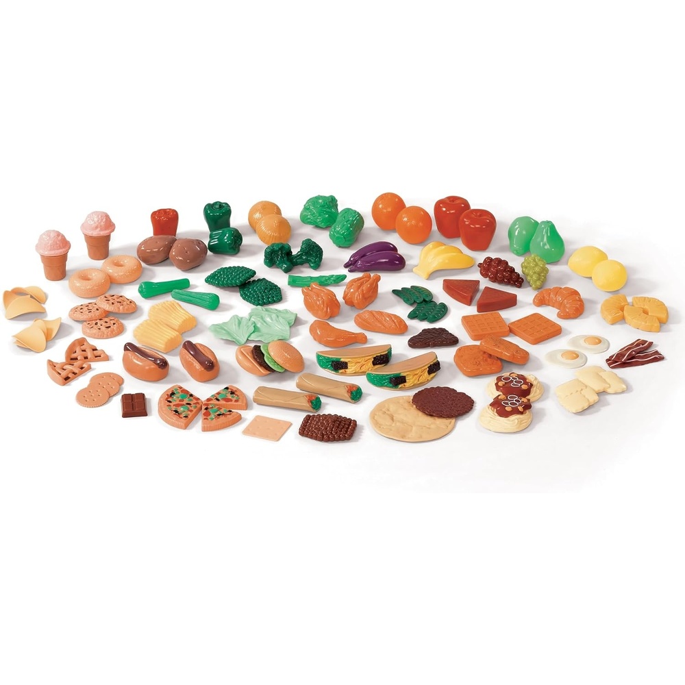 image:imageStep2 101Piece Play Food Assortment Pretend Kitchen Playset Vegetables Fruit Dessert For Toddlers Ages 26 Years