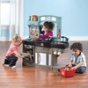 Step2 Best Chefs Kids Kitchen Playset, Indoor/Outdoor Kitchenette, Interactive Play with Lights and Sounds, Made of Durable Plastic, Includes 25 Piece Toy Accessories, For Toddlers 2+ Years Old(Best Chefs Kitchen)
