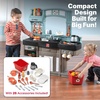 Step2 Best Chefs Kids Kitchen Playset, Indoor/Outdoor Kitchenette, Interactive Play with Lights and Sounds, Made of Durable Plastic, Includes 25 Piece Toy Accessories, For Toddlers 2+ Years Old(Best Chefs Kitchen)
