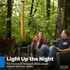 Step2 Firefly String Light Pole Stand with Planter, 2pk, Outdoor Hanging Lights Solution, Black