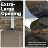 Step2 Lakewood Rain Barrel with Stand, Outdoor Water Conservation Container, Holds 60 Gallons, Brown