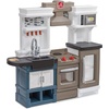 Step2 Modern Metro Kitchen Set for Kids – Includes 30+ Toy Kitchen Accessories, Interactive Features for Pretend Play – Indoor/Outdoor Toddler Playset – Dimensions 44.75″ H x 46.5″ W x 13.5″ D