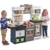 Step2 Modern Metro Kitchen Set for Kids – Includes 30+ Toy Kitchen Accessories, Interactive Features for Pretend Play – Indoor/Outdoor Toddler Playset – Dimensions 44.75″ H x 46.5″ W x 13.5″ D