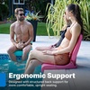 Step2 Seashell Flip Seat 2 Pack, Adult Portable Outdoor Chairs for Poolside, Camping, Beach, Stadium, Providing Back Support, Made of UV20 Durable Plastic, Incredible White(White)