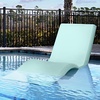 Step2 Vero Pool Chair, Fade-Resistant, Waterproof Patio Furniture for Sun Shelf, Use in Pools up to 15-Inches of Water, Weighted, 43″D x 23″W x 37″H, Resin, White(Julep)