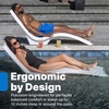 Step2 Vero Pool Lounger 2-Pack, Weighted in-Pool Lounge Chairs for Tanning Ledge and Baja Shelf, White