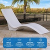 Step2 Vero Pool Lounger and Folding Adult Flip Seat Bundle, Outdoor/Indoor Waterproof Patio Furniture, Provides Back Support When Sitting, Made of Durable Plastic, White(White & Capri)