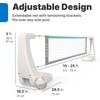 Step2 Vero Pool Volleyball Net, Outdoor/Indoor Waterproof Patio Furniture, Made of Durable Plastic, 15-25 Feet, White