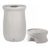 Step2 Fernway Rain Barrel Stand, Adds 11″ Height to 50 Gallon Outdoor Water Conservation Container, Gray
