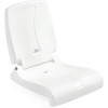 Step2 Seashell Flip Seat 2 Pack, Adult Portable Outdoor Chairs for Poolside, Camping, Beach, Stadium, Providing Back Support, Made of UV20 Durable Plastic, Incredible White(White)
