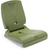 Step2 Seashell Flip Seat 2 Pack, Adult Portable Outdoor Chairs for Poolside, Camping, Beach, Stadium, Providing Back Support, Made of UV20 Durable Plastic, Incredible White(Olive Green)