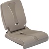 Step2 Seashell Flip Seat 2 Pack, Adult Portable Outdoor Chairs for Poolside, Camping, Beach, Stadium, Providing Back Support, Made of UV20 Durable Plastic, Incredible White(Brown)