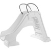 Step2 Vero Pool Slide, Outdoor/Indoor Waterproof Patio Furniture, Non-Slip Steps, Hose Attachment, Made of Durable Plastic, 4 Feet, White