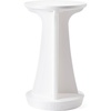 Step2 Vero Side Table with Serving Tray, Outdoor/Indoor Waterproof Patio Furniture, Use in Pools Up to 9″ Water or Poolside Ledge, Made of Durable Plastic, Integrated Weight System, White(High-Top Table)