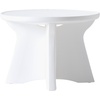 Step2 Vero Side Table with Serving Tray, Outdoor/Indoor Waterproof Patio Furniture, Use in Pools Up to 9″ Water or Poolside Ledge, Made of Durable Plastic, Integrated Weight System, White(Accent Table)