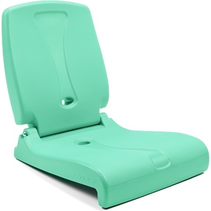 Step2 Seashell Flip Seat 2 Pack, Adult Portable Outdoor Chairs for Poolside, Camping, Beach, Stadium, Providing Back Support, Made of UV20 Durable Plastic, Incredible White(Mint)