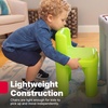 Step2 Mighty My Size Kids Table & Chair Set, Playroom Activity Table for Arts & Crafts, Made of Durable Plastic, For Toddlers 2+ Years Old, Gray & Green(Gray & Green)