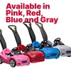 Step2 Whisper Ride Cruiser Kids Push Car, Ride On Toy, Stroller Substitute, Includes Seat Belt & Horn, Made of Durable Plastic, Max Weight 50 lbs., For Toddlers 18 Months – 4 Years Old, Red(Pink)
