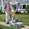 Step2 Whisper Ride Cruiser Kids Push Car, Ride On Toy, Stroller Substitute, Includes Seat Belt & Horn, Made of Durable Plastic, Max Weight 50 lbs., For Toddlers 18 Months – 4 Years Old, Red(Gray)