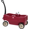 Step2 Neighborhood Wagon, Kids Ride On Toy, Stroller Substitute, Includes Seat Belts, Made of Durable Plastic, Max Weight 75 lbs., For Toddlers 1.5-5 Years Old, Red(Red)