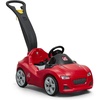 Step2 Whisper Ride Cruiser Kids Push Car, Ride On Toy, Stroller Substitute, Includes Seat Belt & Horn, Made of Durable Plastic, Max Weight 50 lbs., For Toddlers 18 Months – 4 Years Old, Red(Red)