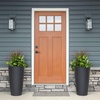 Step2 Tremont Tall Round Tapered Planter, 28″ Tall, Indoor/Outdoor Plants, Efficient Drainage, Durable Resin, Onyx Black(Onyx Black)