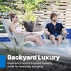 Step2 Vero Adirondack Chair, in Pool or Patio Lounge Seat for 9-inch Sun Shelves, Grey with Speck