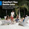 Step2 Vero Adirondack Chair, in Pool or Patio Lounge Seat for 9-inch Sun Shelves, Grey with Speck