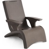 Step2 Vero Adirondack Chair, in Pool or Patio Lounge Seat for 9-inch Sun Shelves, Dark Cedar